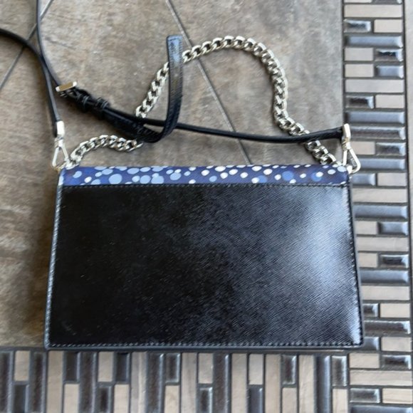 Kate Spade Cameron Convertible Crossbody Black with Multi-Colored Dots - Picture 6 of 16